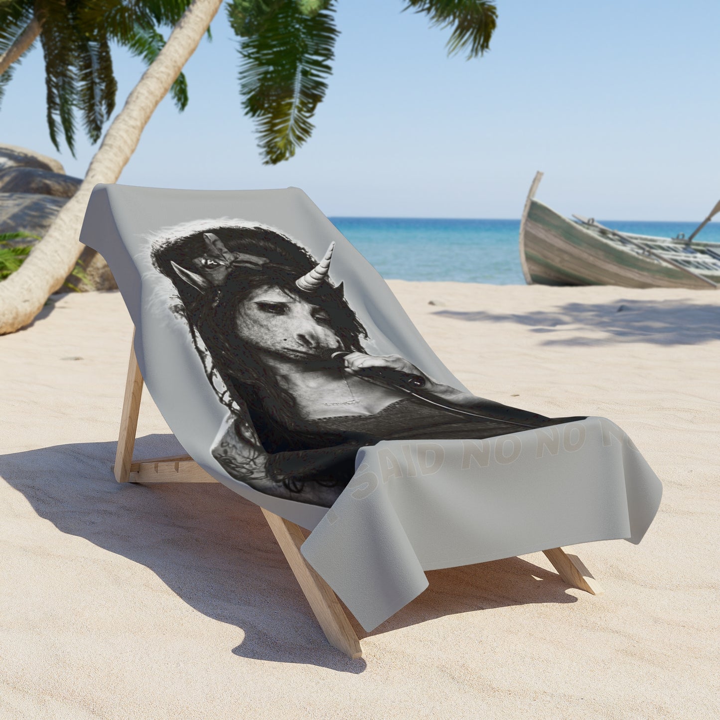 Beach Towel — I SAID NO NO NO