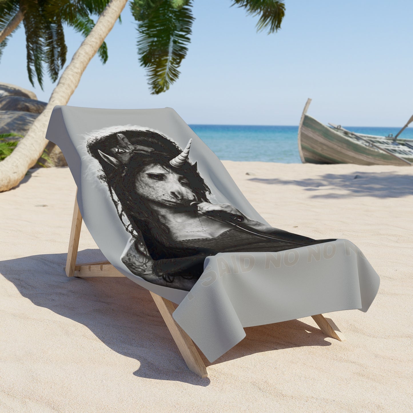 Beach Towel — I SAID NO NO NO