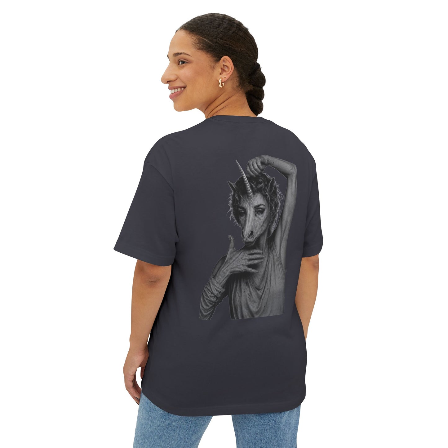 Oversized Tee — STRIKE A POSE (back print)
