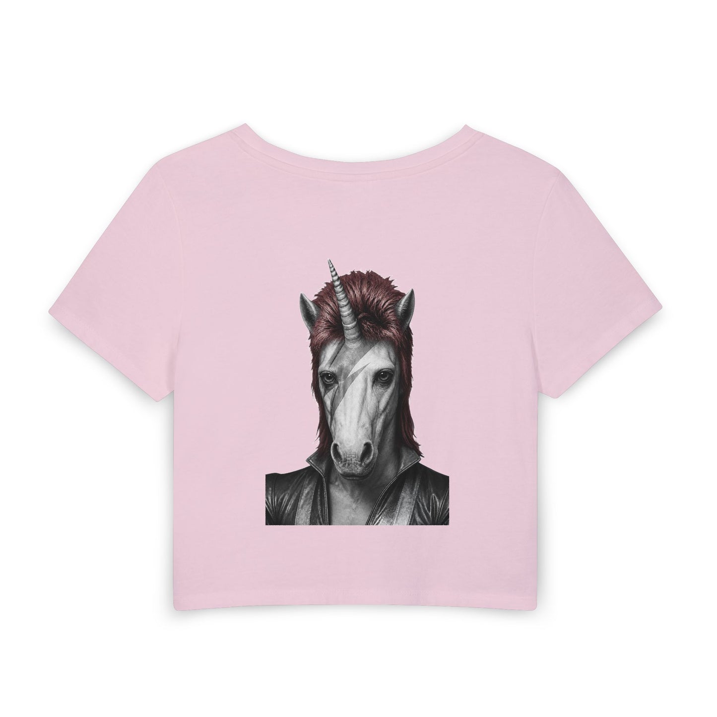 Women's Baby Tee — WE COULD BE HEROES (back print)