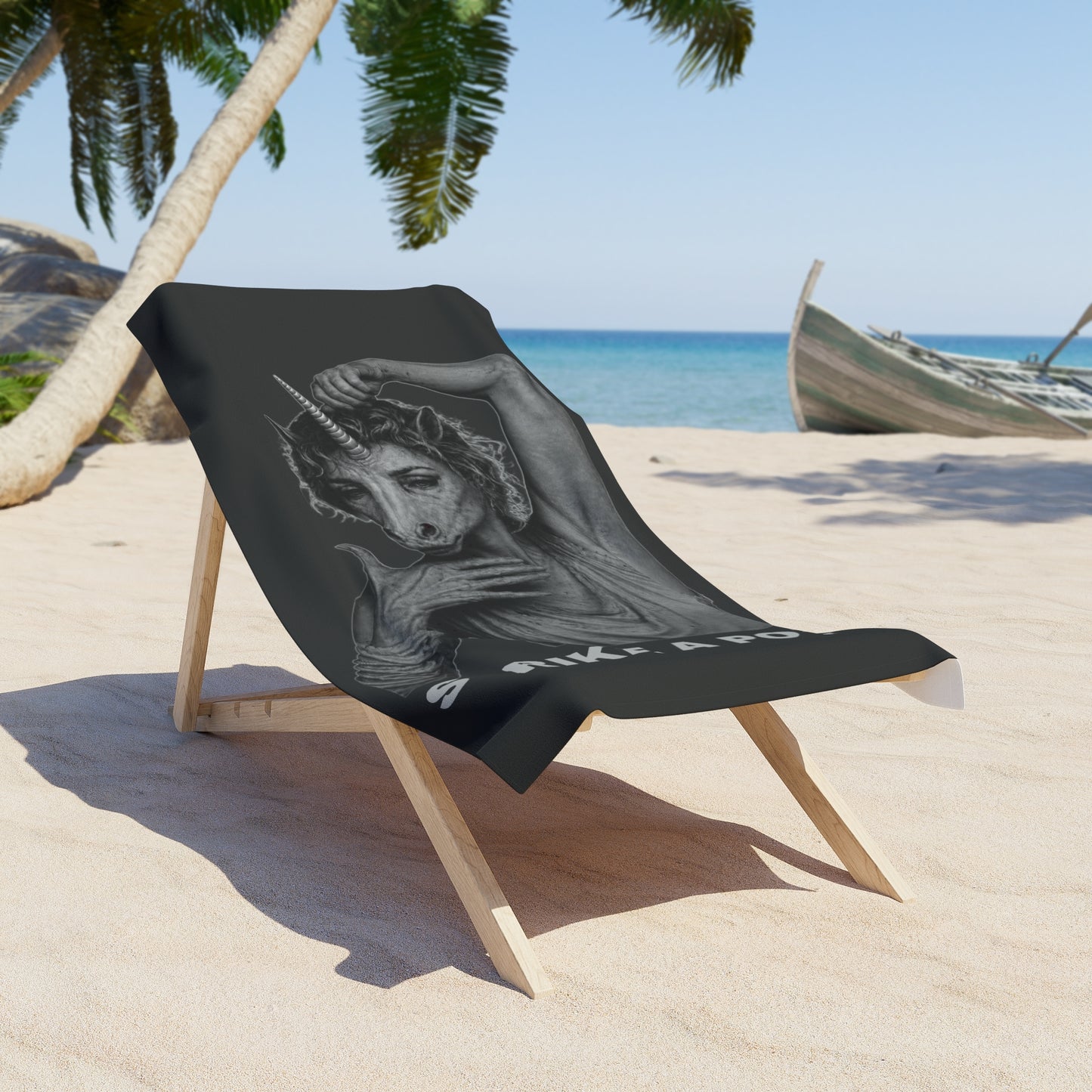 Beach Towel — STRIKE A POSE