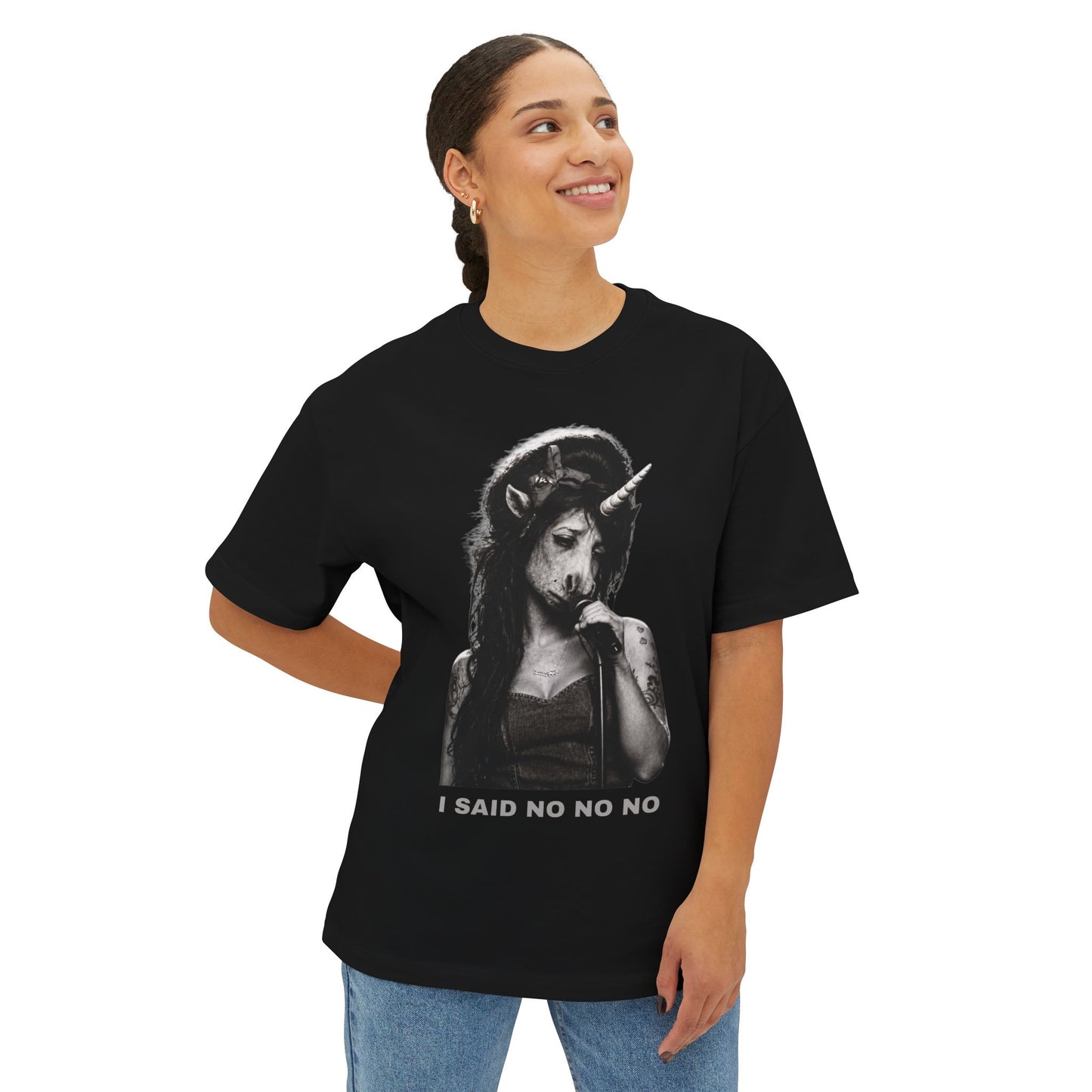 Oversized Tee — I SAID NO NO NO