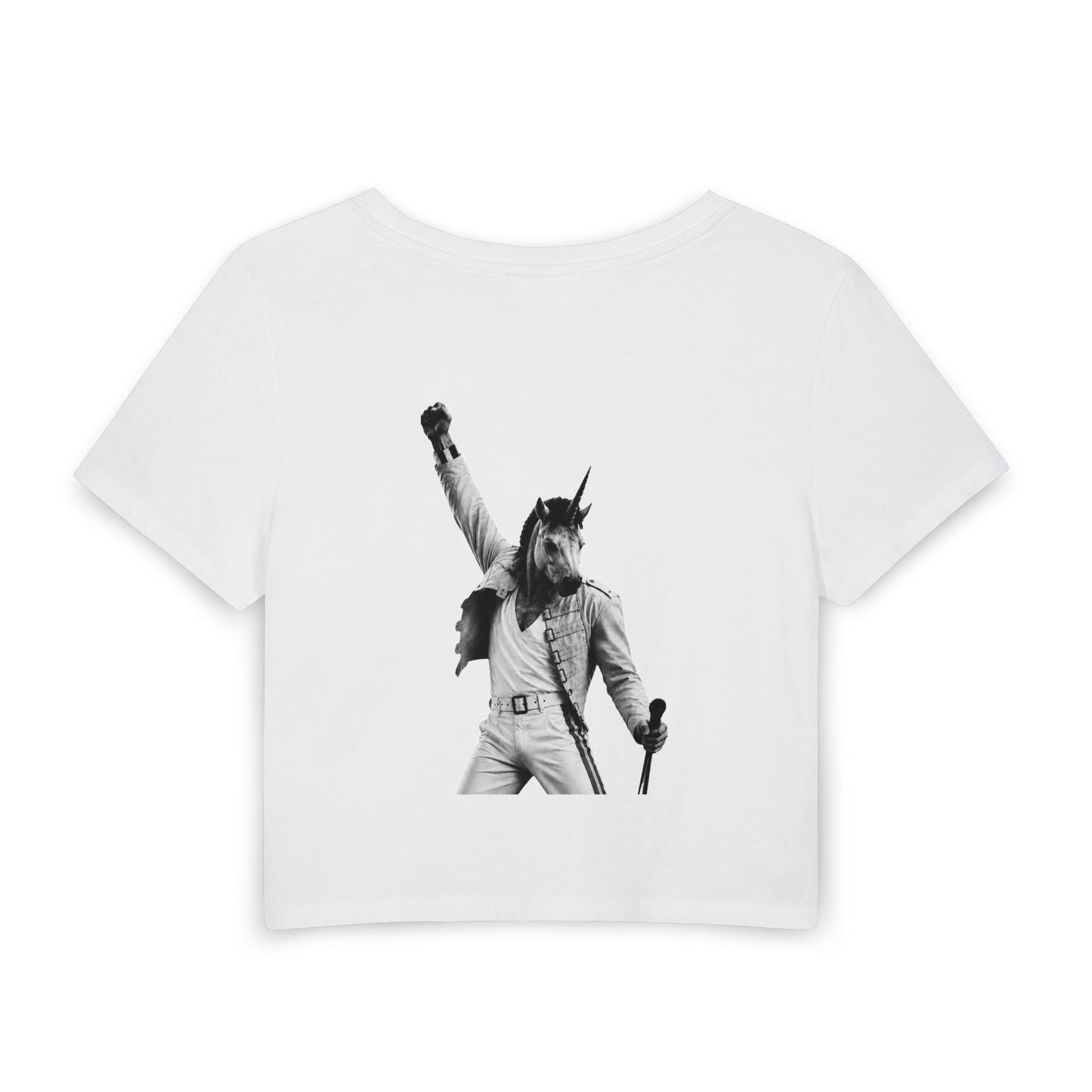 Women's Baby Tee — MAMA.. (back print)