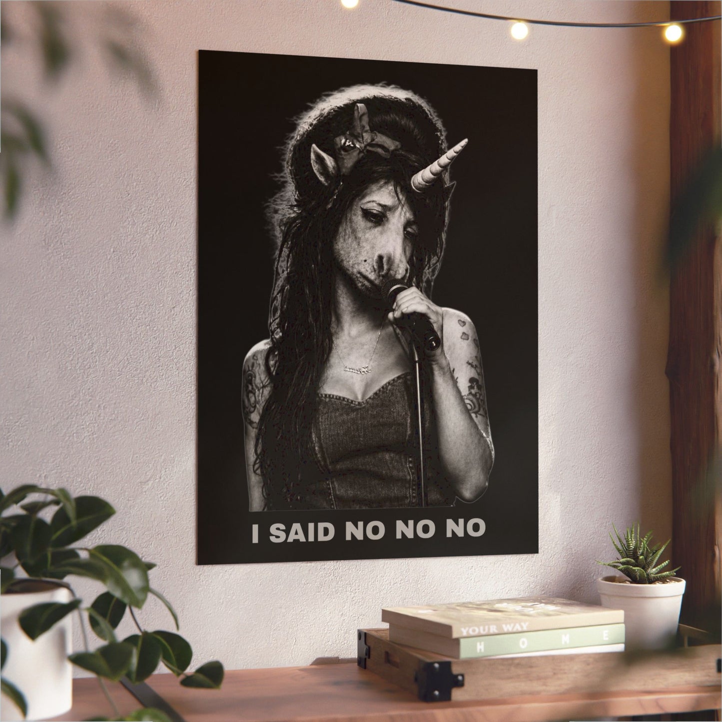 Aluminum Art Panel — I SAID NO NO NO