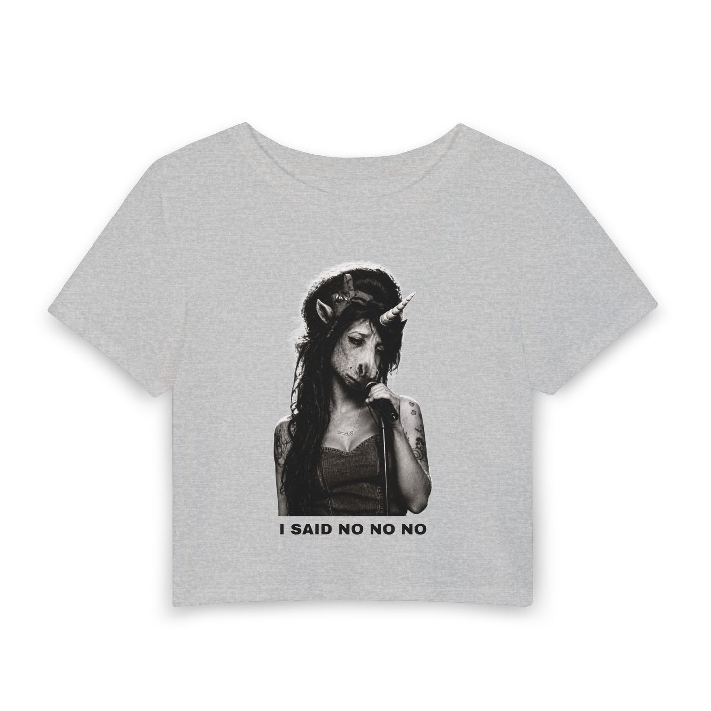 Women's Baby Tee — I SAID NO NO NO