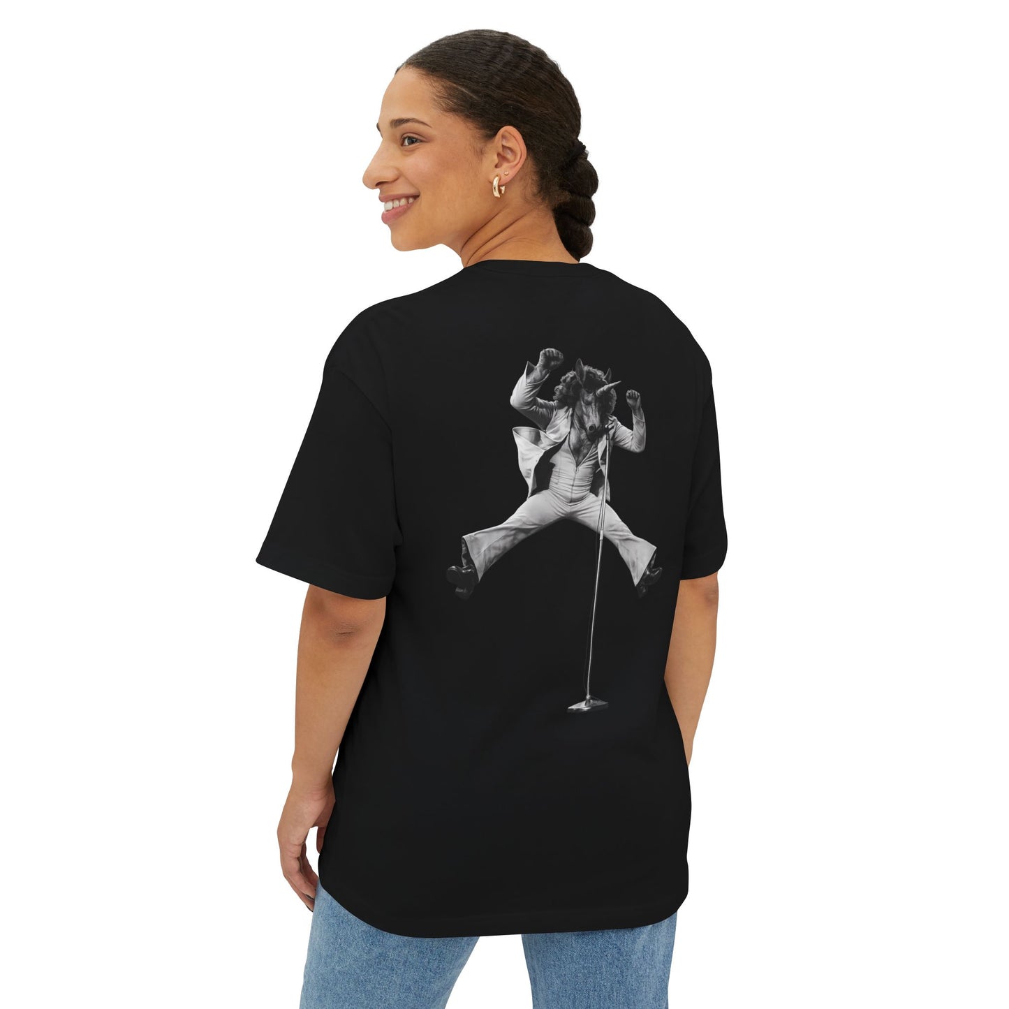 Oversized Tee —GET ON UP (back print)