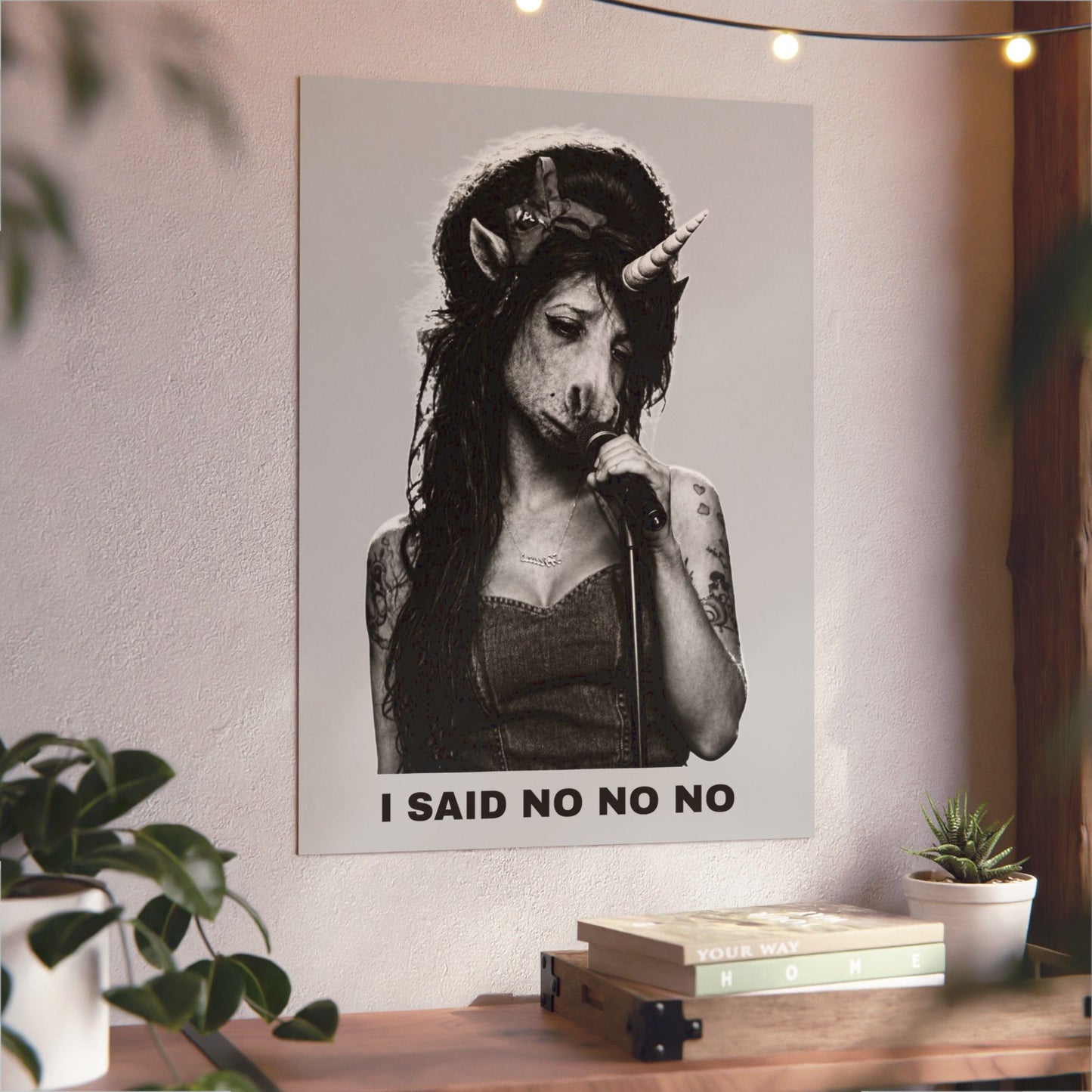 Aluminum Art Panel — I SAID NO NO NO