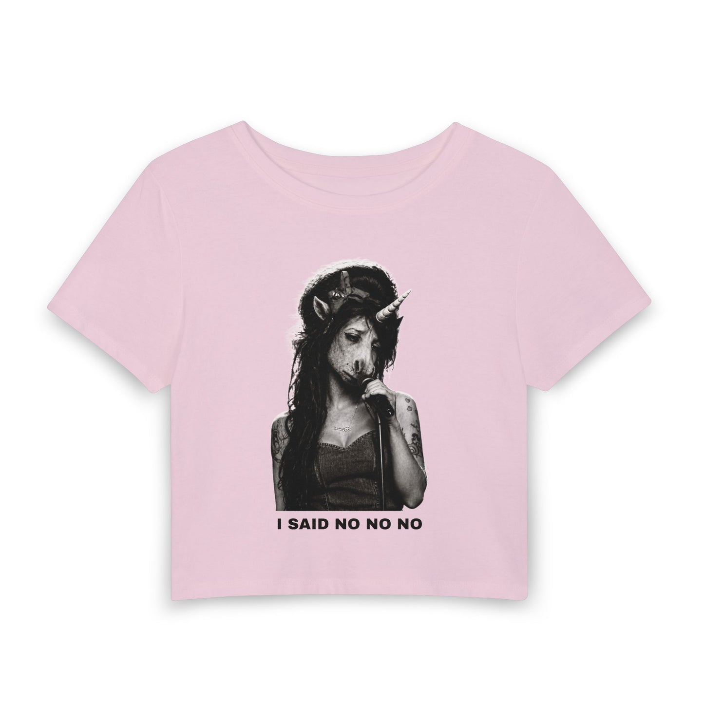 Women's Baby Tee — I SAID NO NO NO
