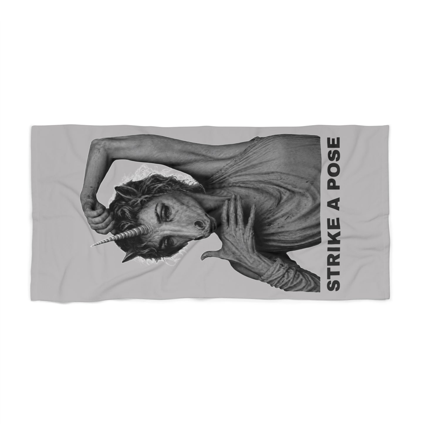Beach Towel — STRIKE A POSE