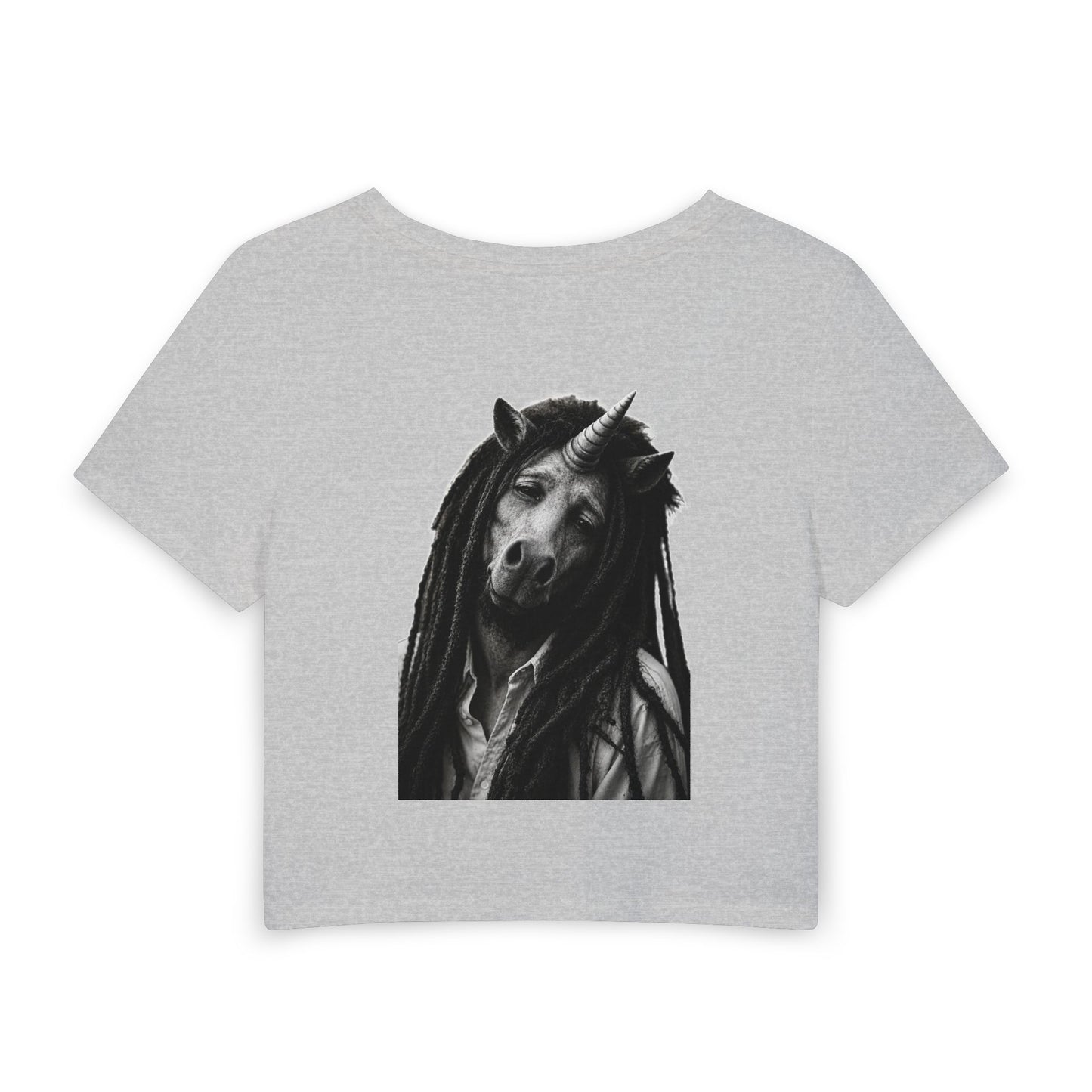 Women's Baby Tee — DON'T WORRY ABOUT A THING (back print)