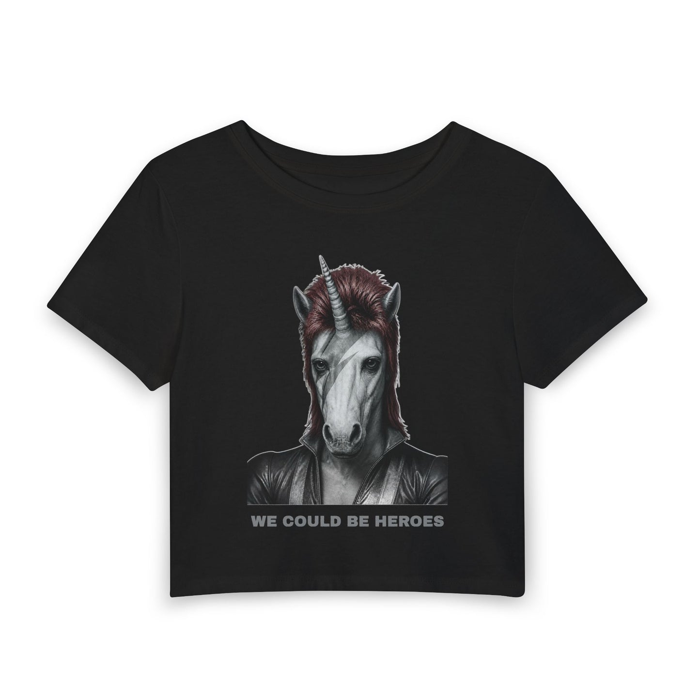 Women's Baby Tee — WE COULD BE HEROES