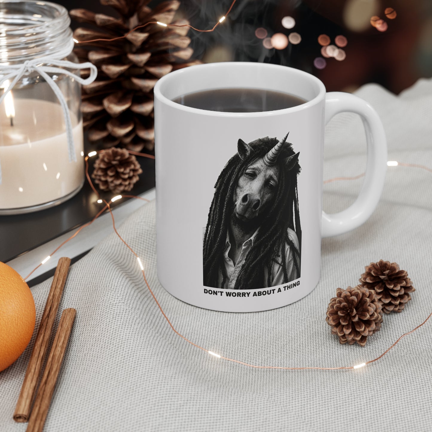 Portrait Mug — DON'T WORRY ABOUT A THING
