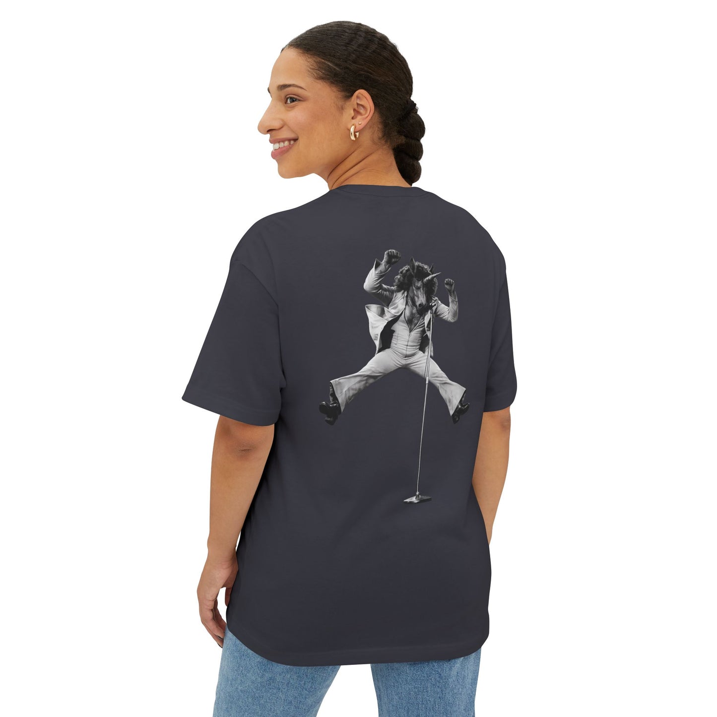 Oversized Tee —GET ON UP (back print)