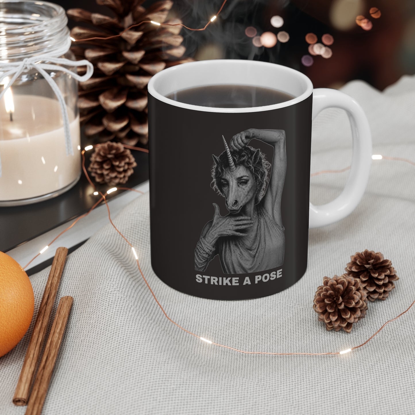 Portrait Mug — STRIKE A POSE
