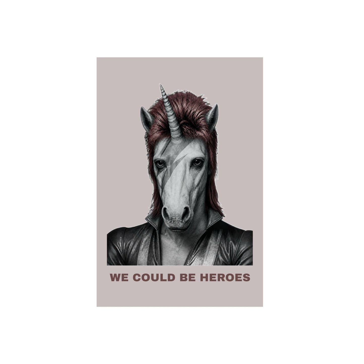 Aluminum Art Panel — WE COULD BE HEROES