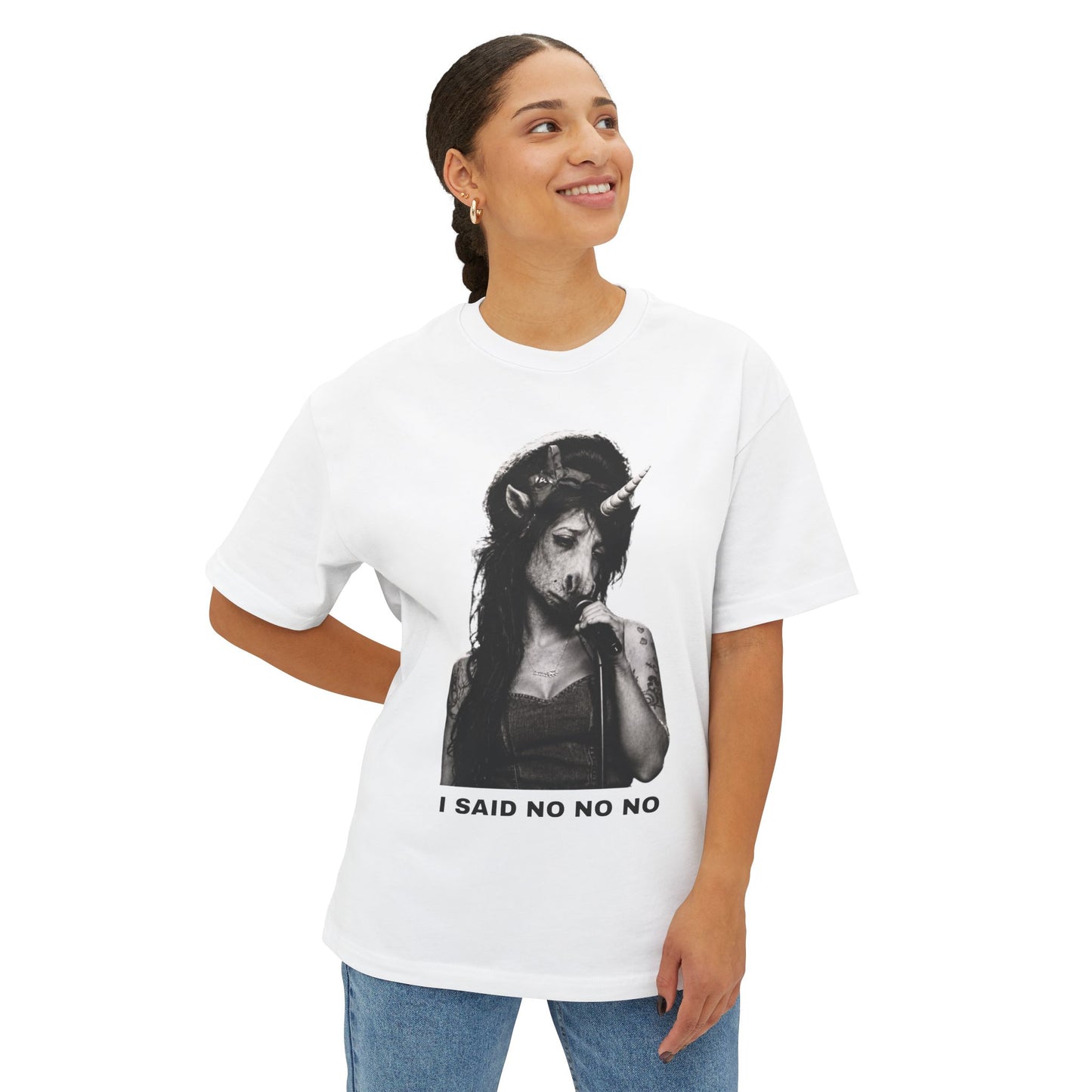 Oversized Tee — I SAID NO NO NO
