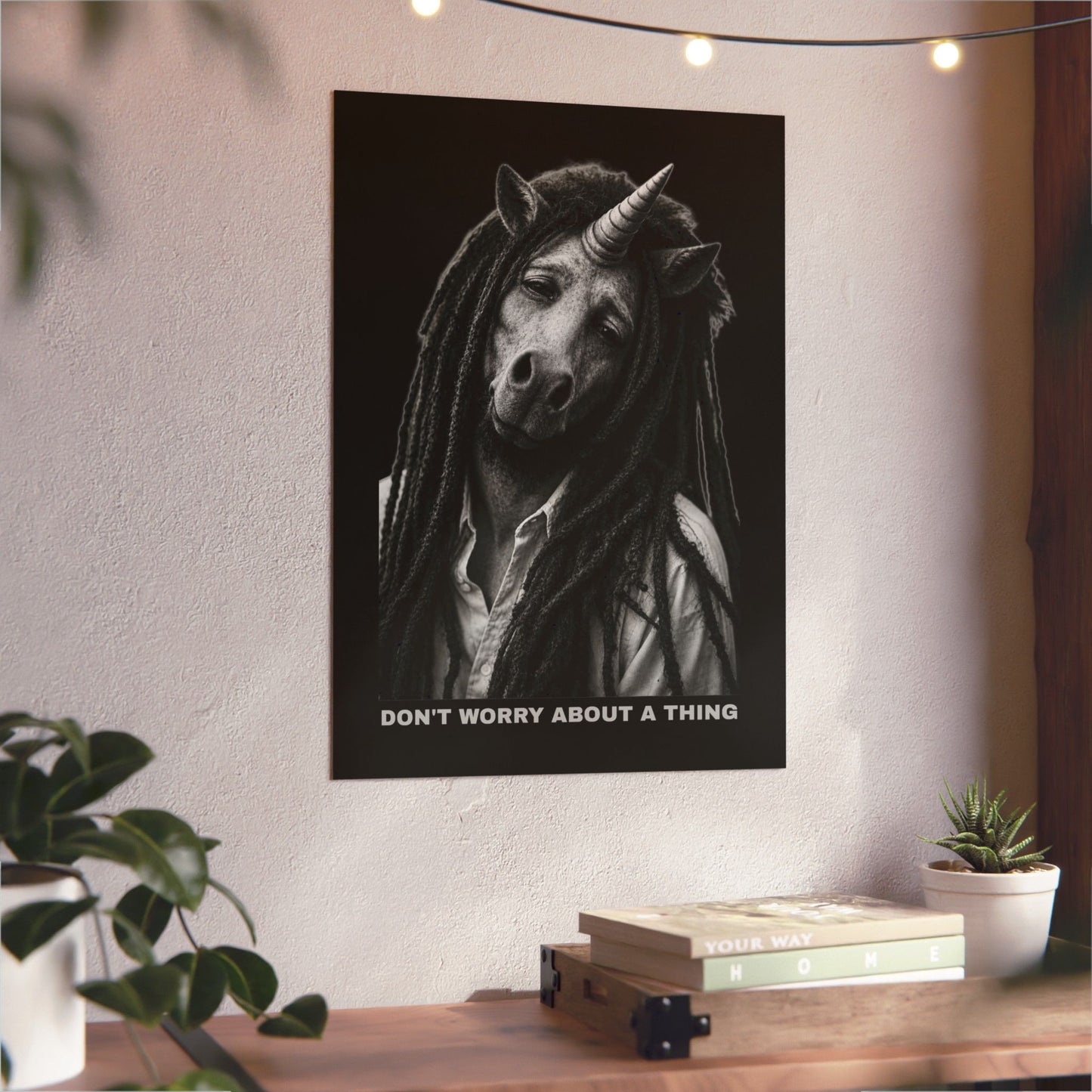 Aluminum Art Panel — DON'T WORRY ABOUT A THING