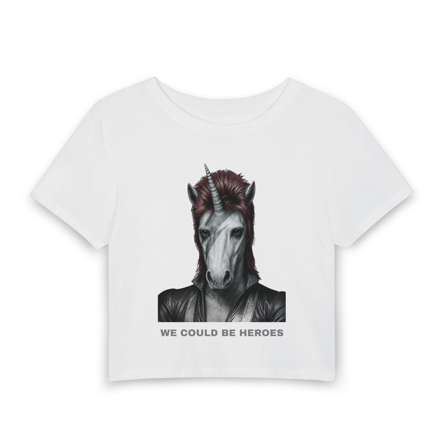 Women's Baby Tee — WE COULD BE HEROES