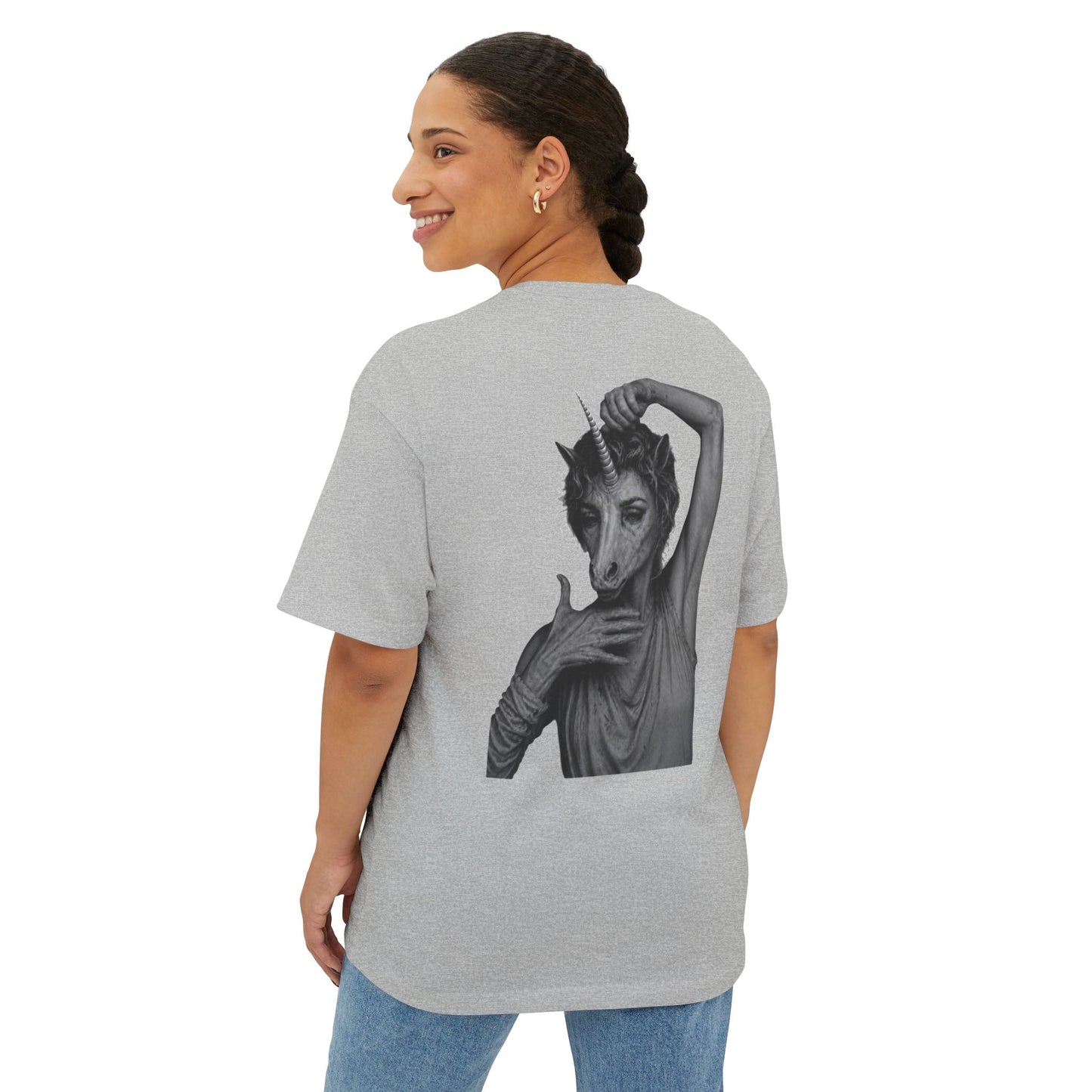 Oversized Tee — STRIKE A POSE (back print)
