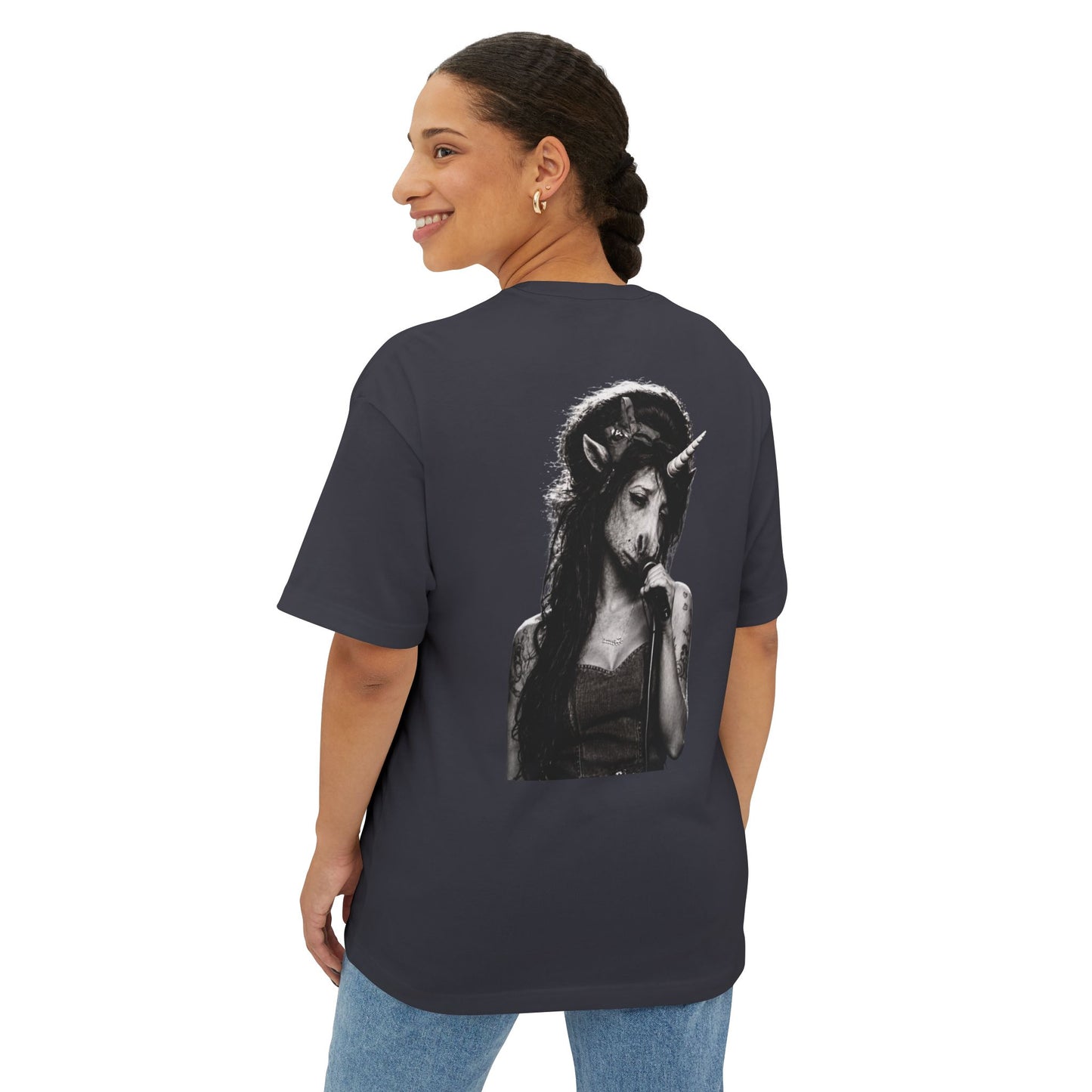 Oversized Tee — I SAID NO NO NO (back print)