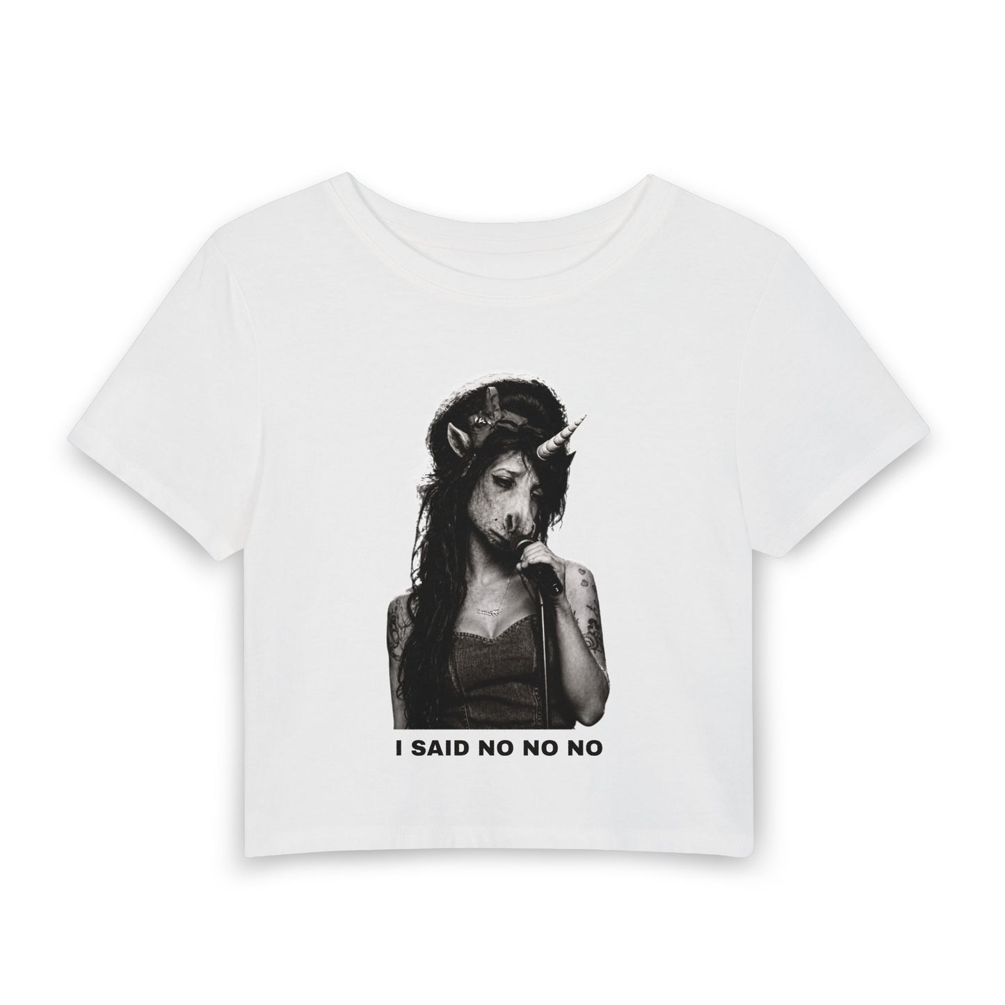 Women's Baby Tee — I SAID NO NO NO