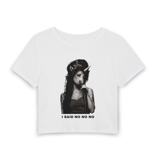 Women's Baby Tee — I SAID NO NO NO