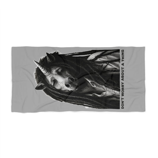Beach Towel — DON'T WORRY ABOUT A THING