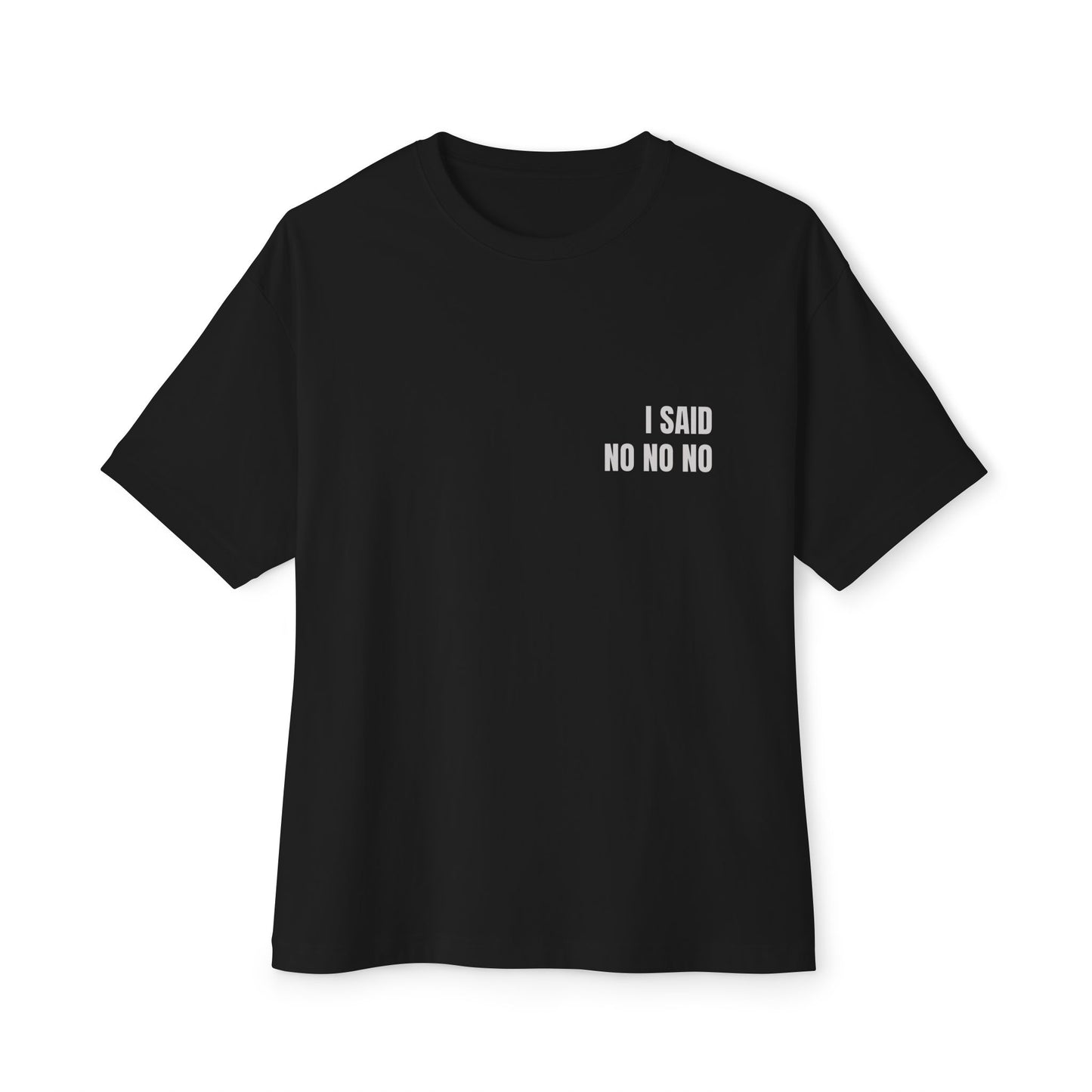Oversized Tee — WE COULD BE HEROES (back print)