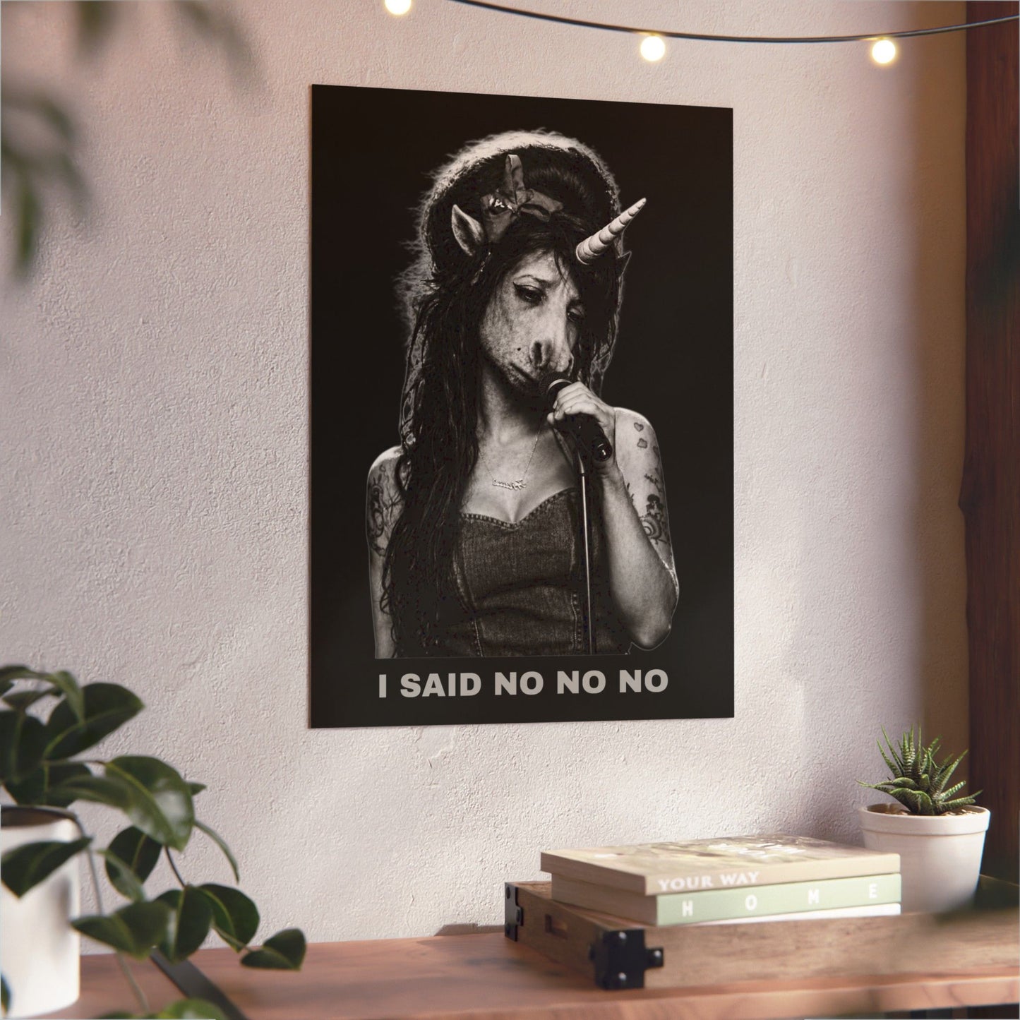 Aluminum Art Panel — I SAID NO NO NO