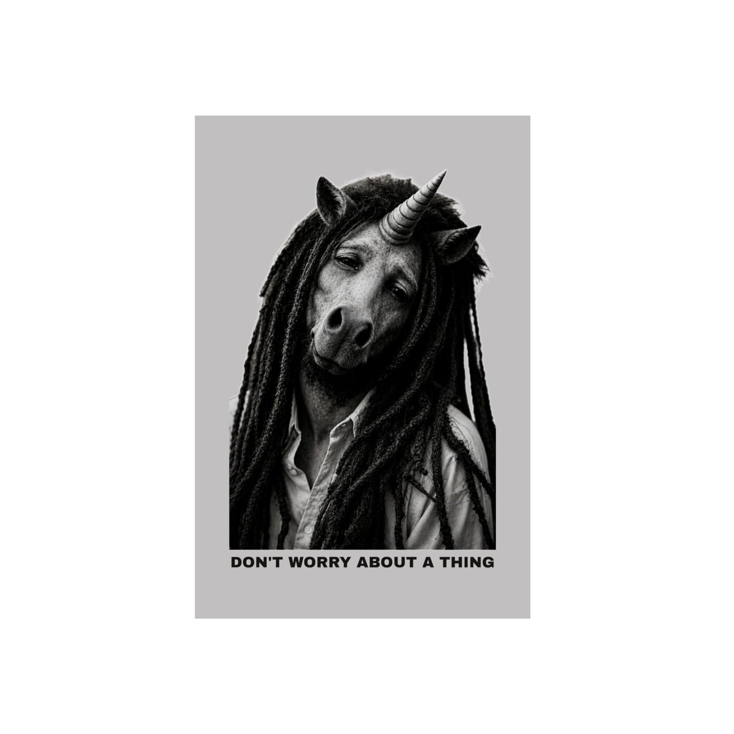 Aluminum Art Panel — DON'T WORRY ABOUT A THING