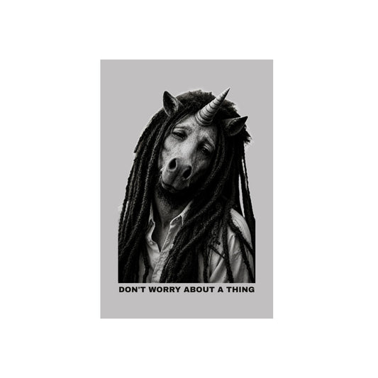 Aluminum Art Panel — DON'T WORRY ABOUT A THING