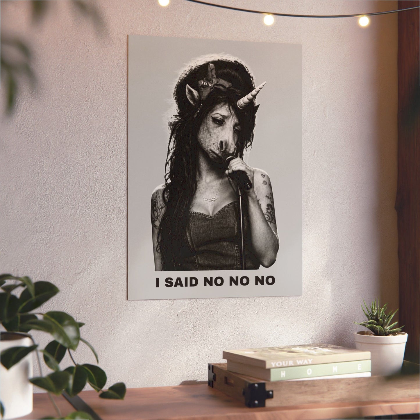 Aluminum Art Panel — I SAID NO NO NO