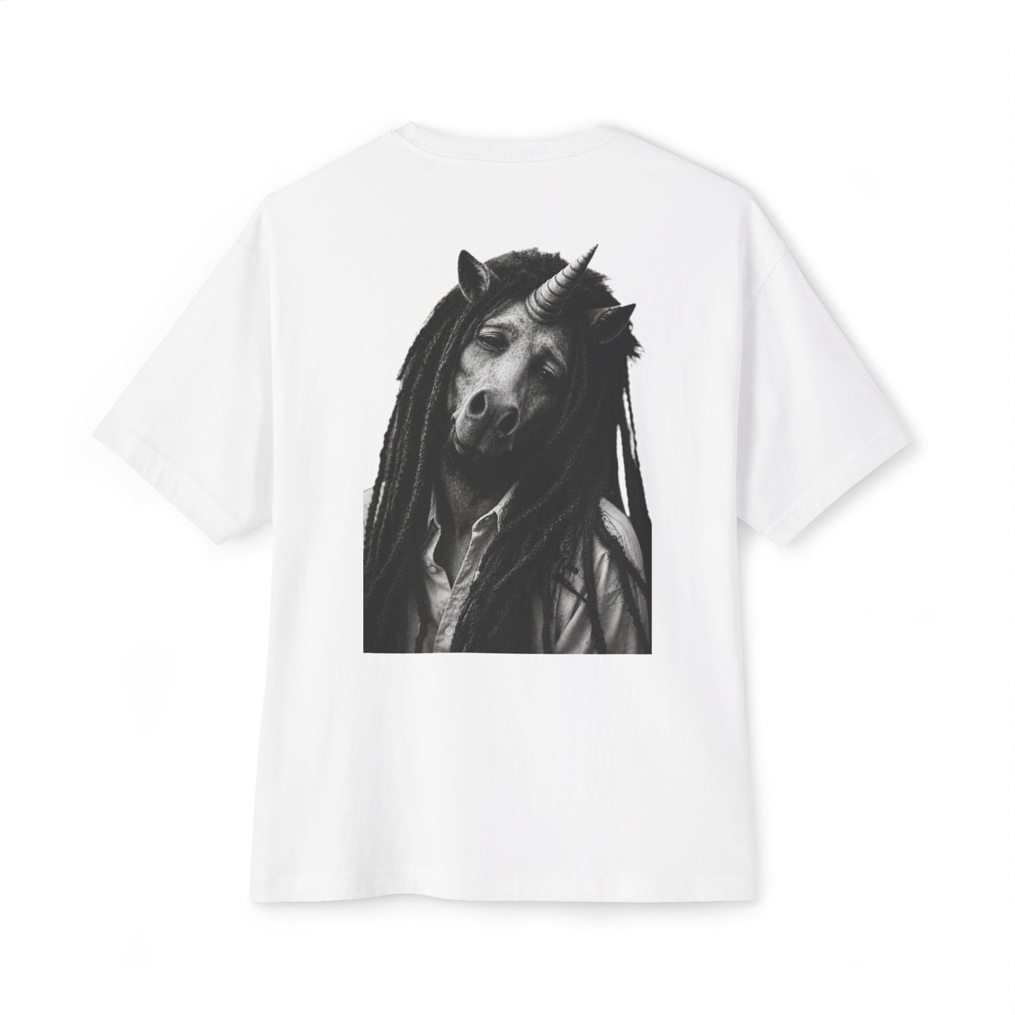 Oversized Tee — DON'T WORRY ABOUT A THING (back print)