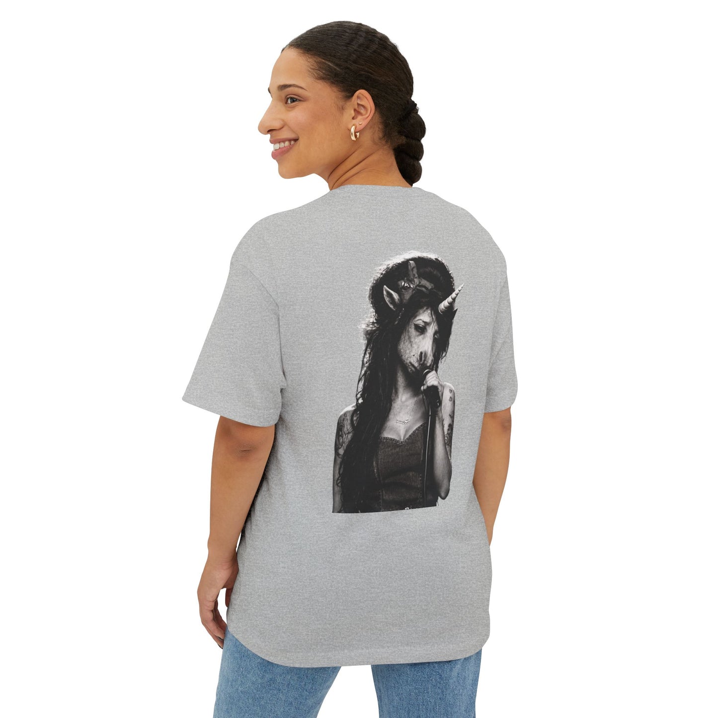 Oversized Tee — I SAID NO NO NO (back print)
