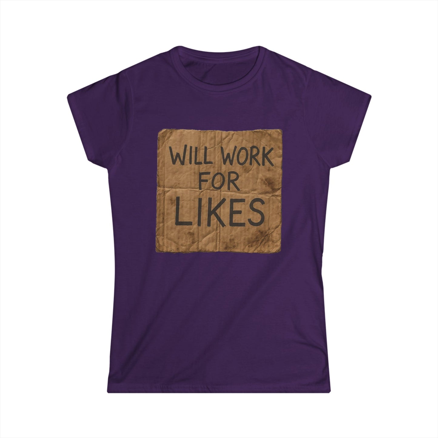 Girl Tee — ‚Will work for likes‘