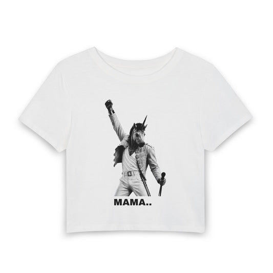 Women's Baby Tee — MAMA..