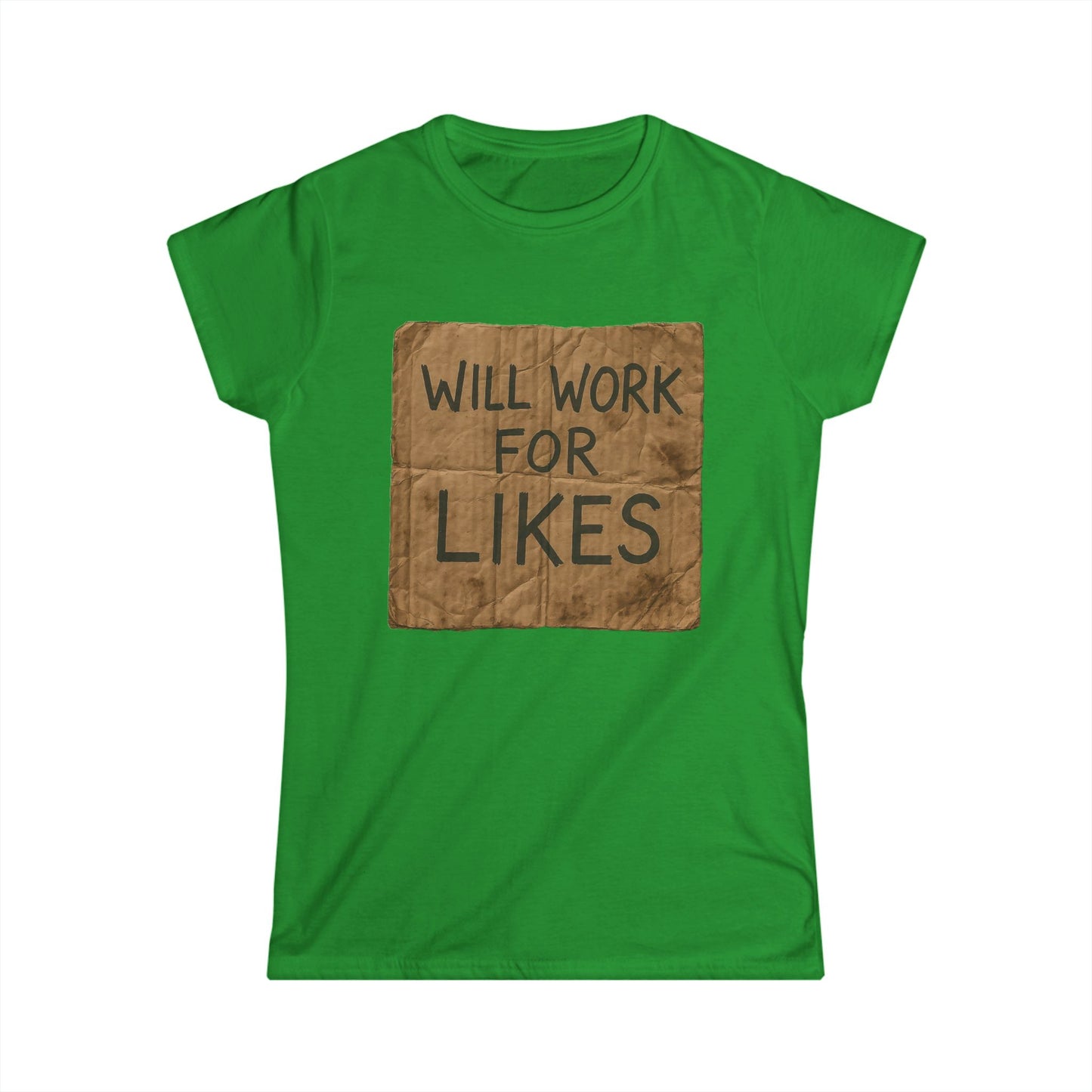 Girl Tee — ‚Will work for likes‘
