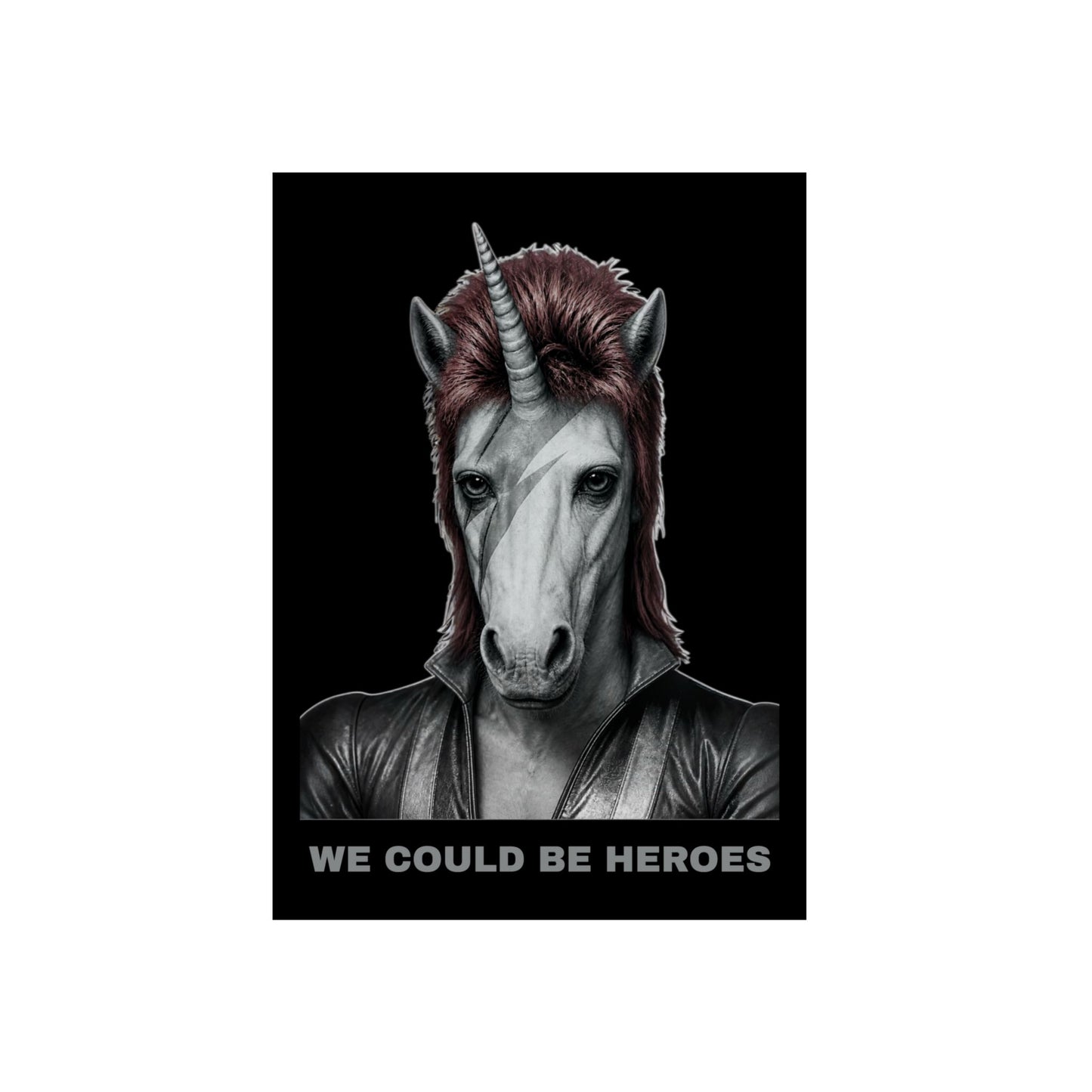 Aluminum Art Panel — WE COULD BE HEROES