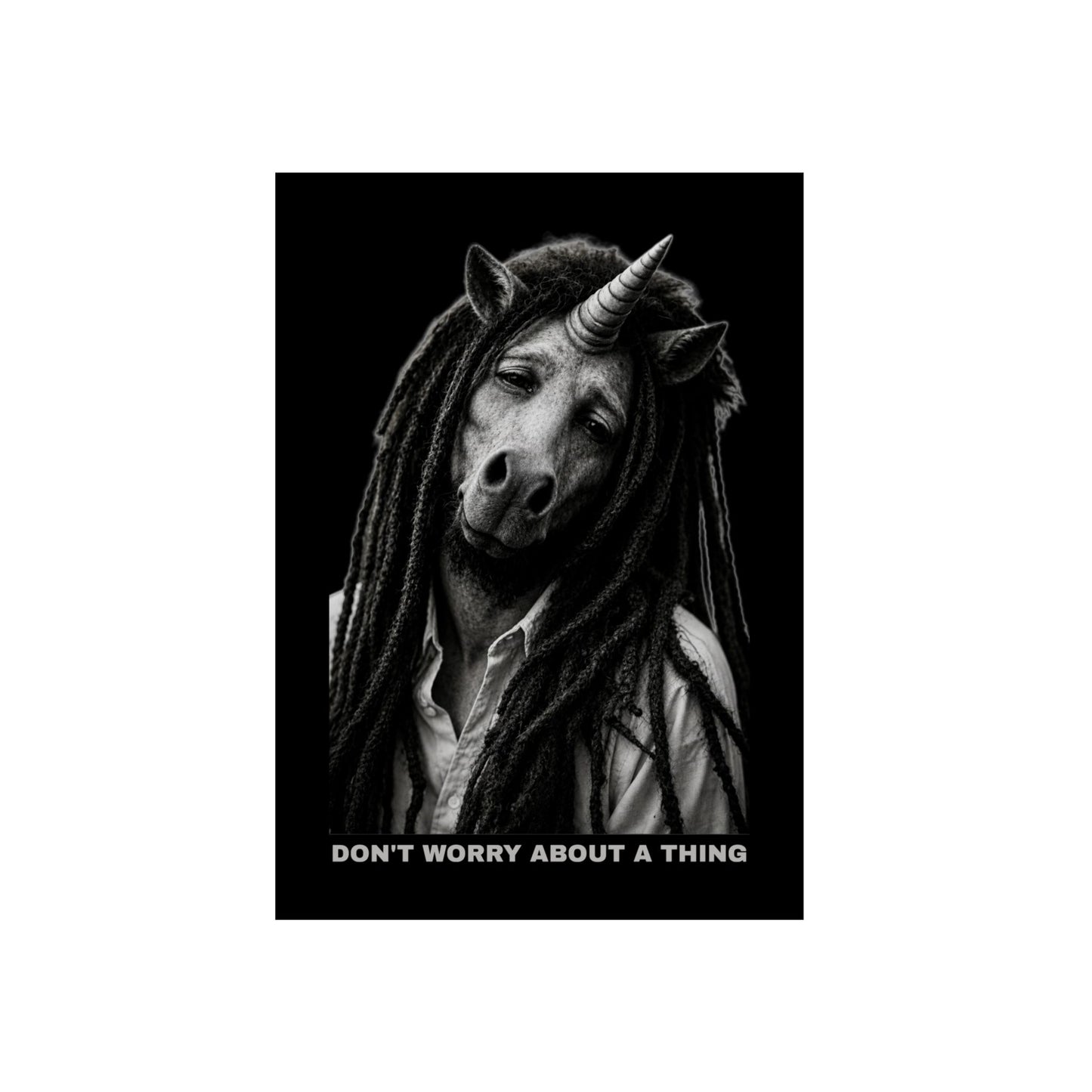 Aluminum Art Panel — DON'T WORRY ABOUT A THING