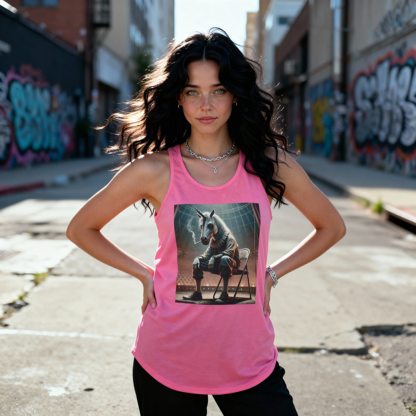 Girl Tank — Sad Clown