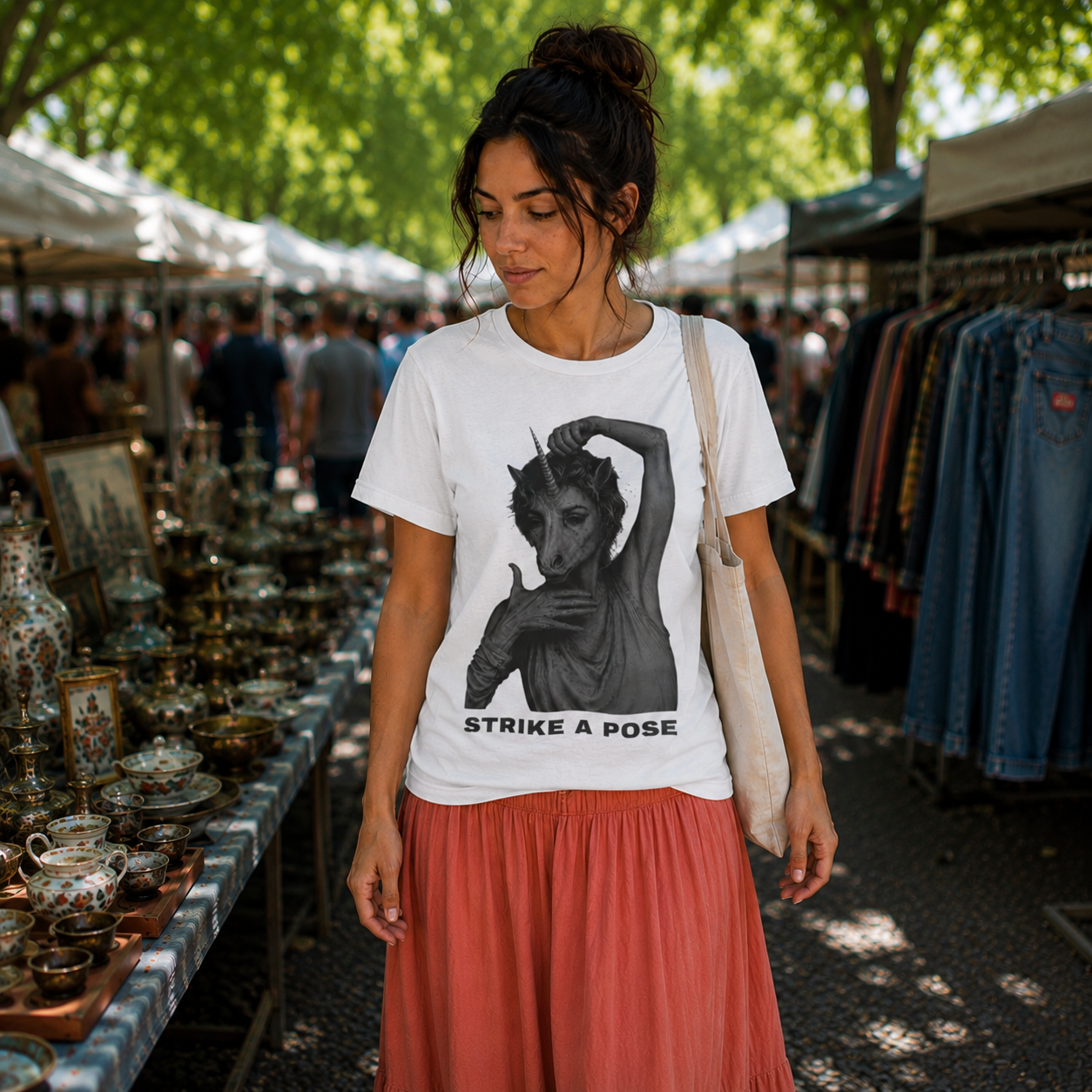 Classic Tee — STRIKE A POSE