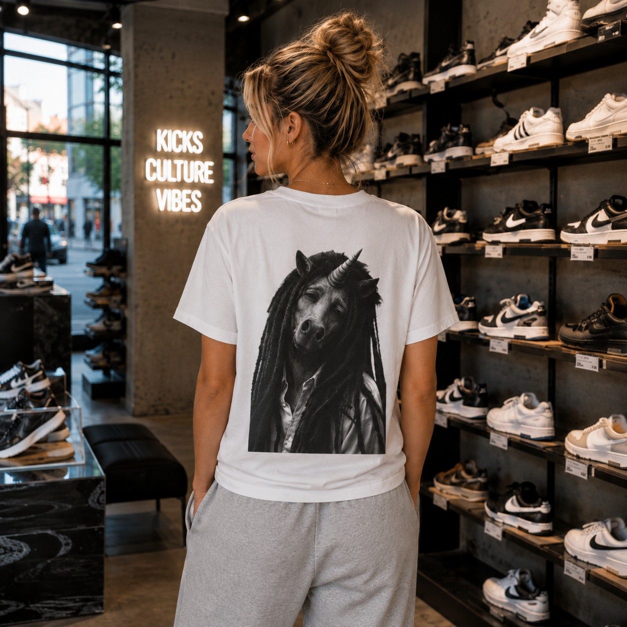 Classic Tee — DON'T WORRY ABOUT A THING (back print)