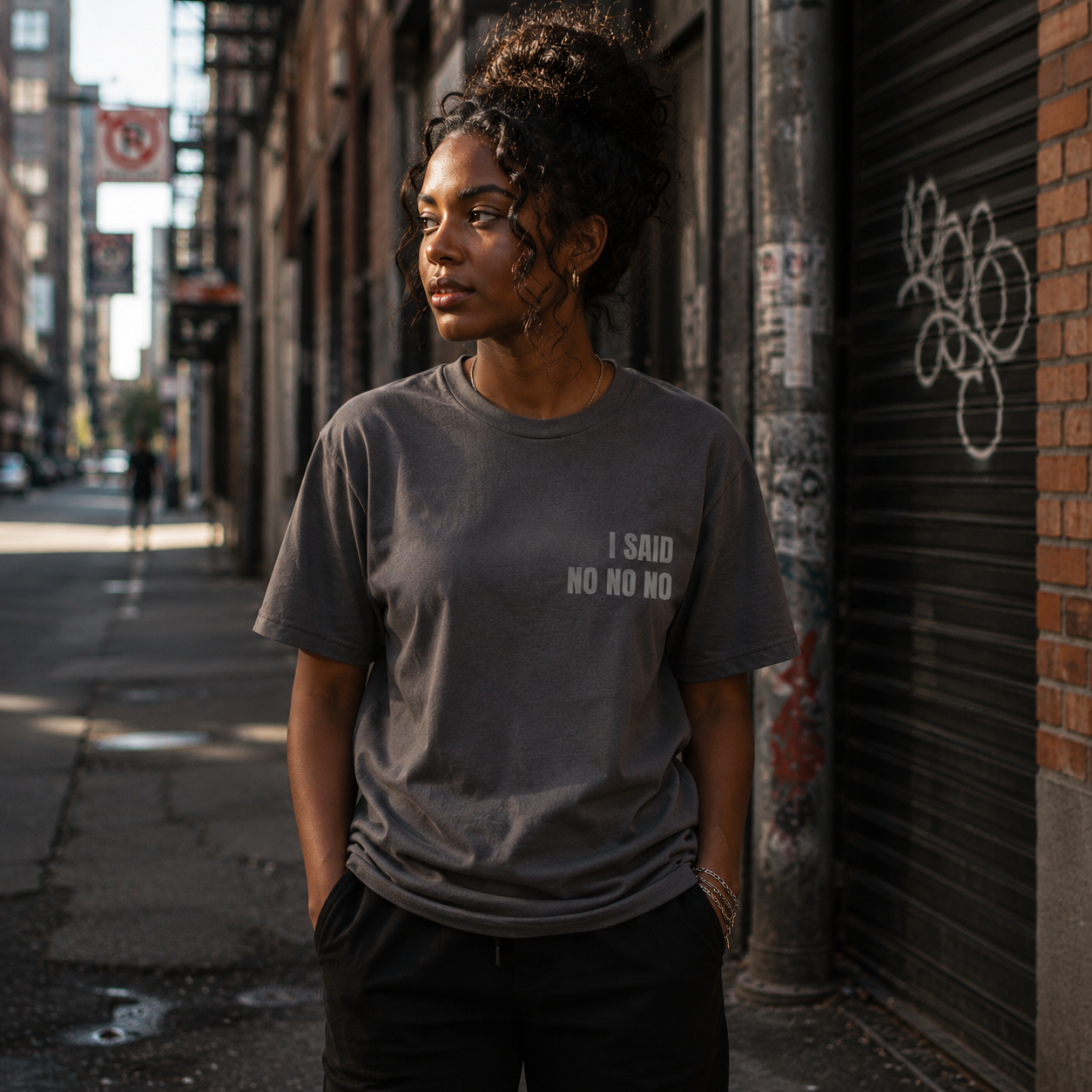 Classic Tee — I SAID NO NO NO (back print)