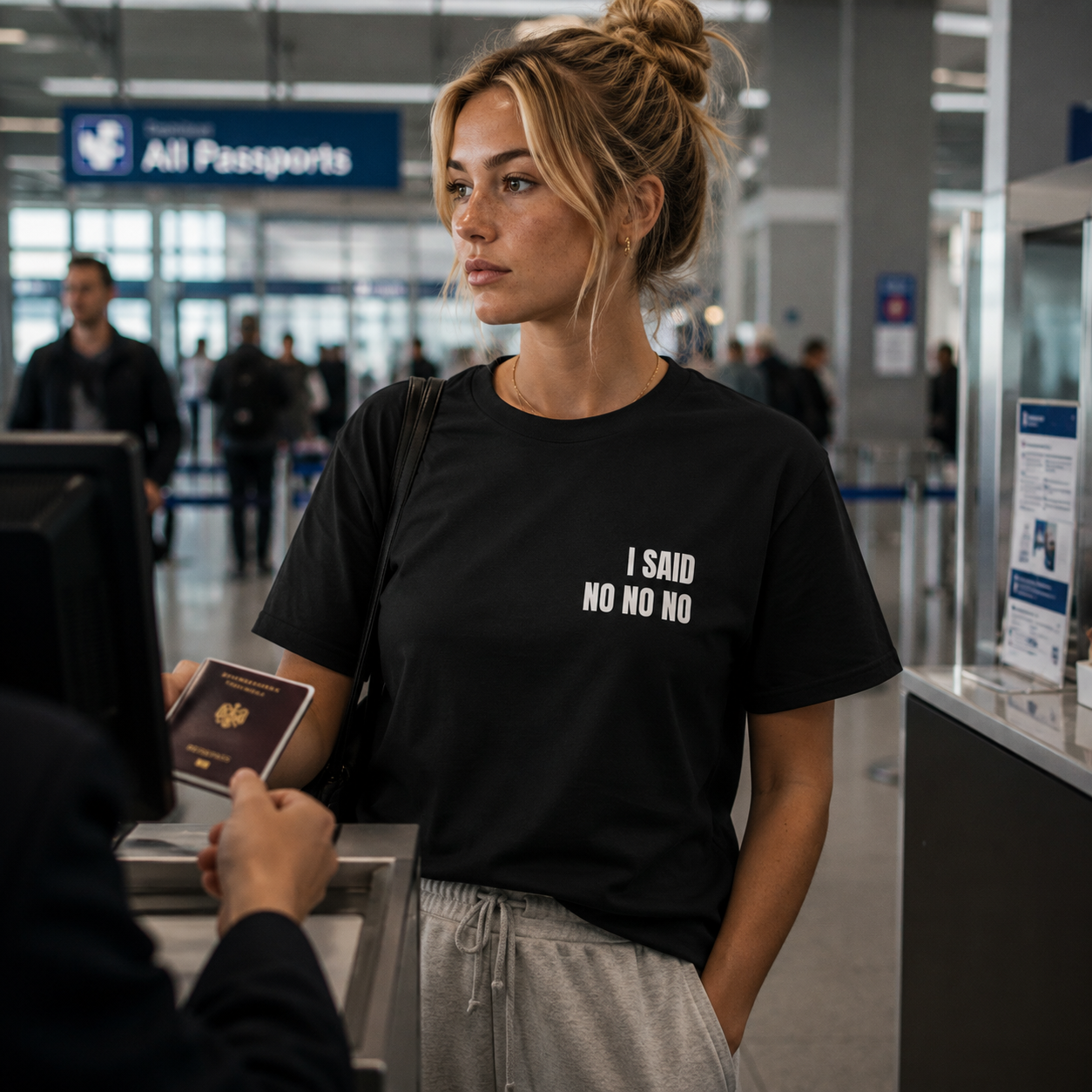 Classic Tee — I SAID NO NO NO (back print)