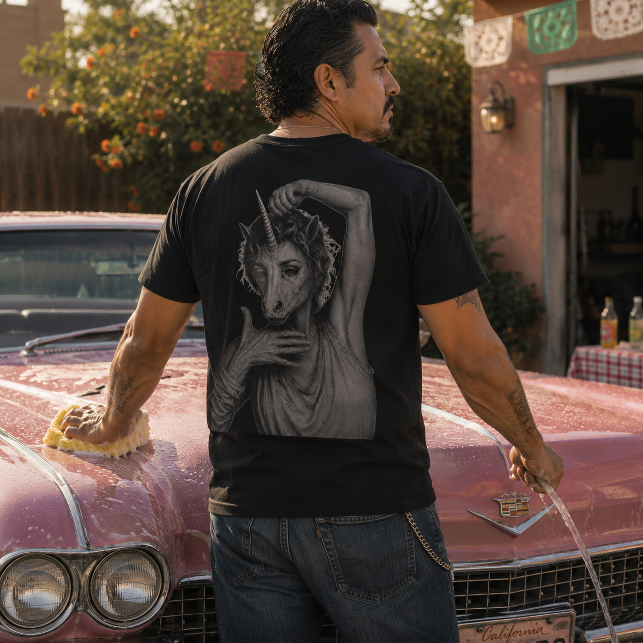 Classic Tee — STRIKE A POSE (back print)