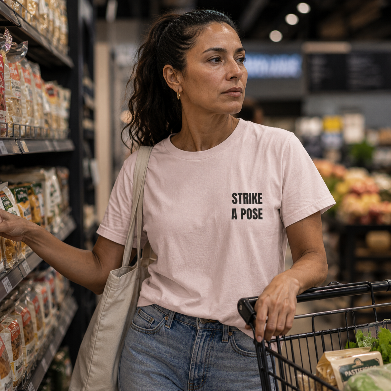 Classic Tee — STRIKE A POSE (back print)