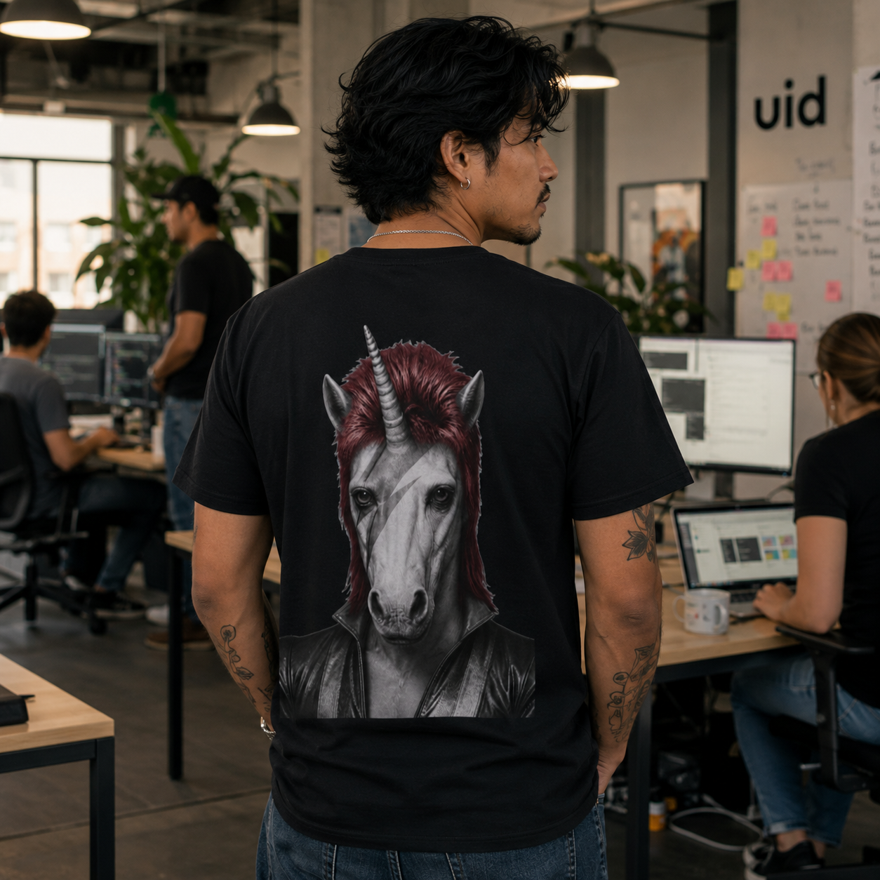 Classic Tee — WE COULD BE HEROES (back print)