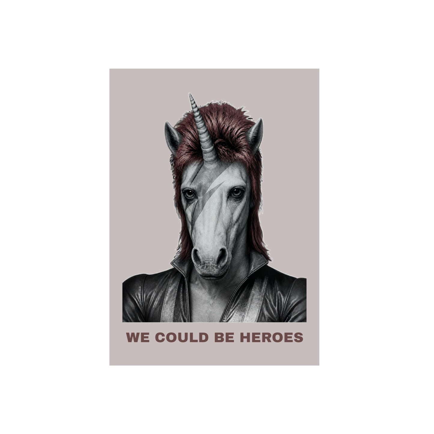 Aluminum Art Panel — WE COULD BE HEROES