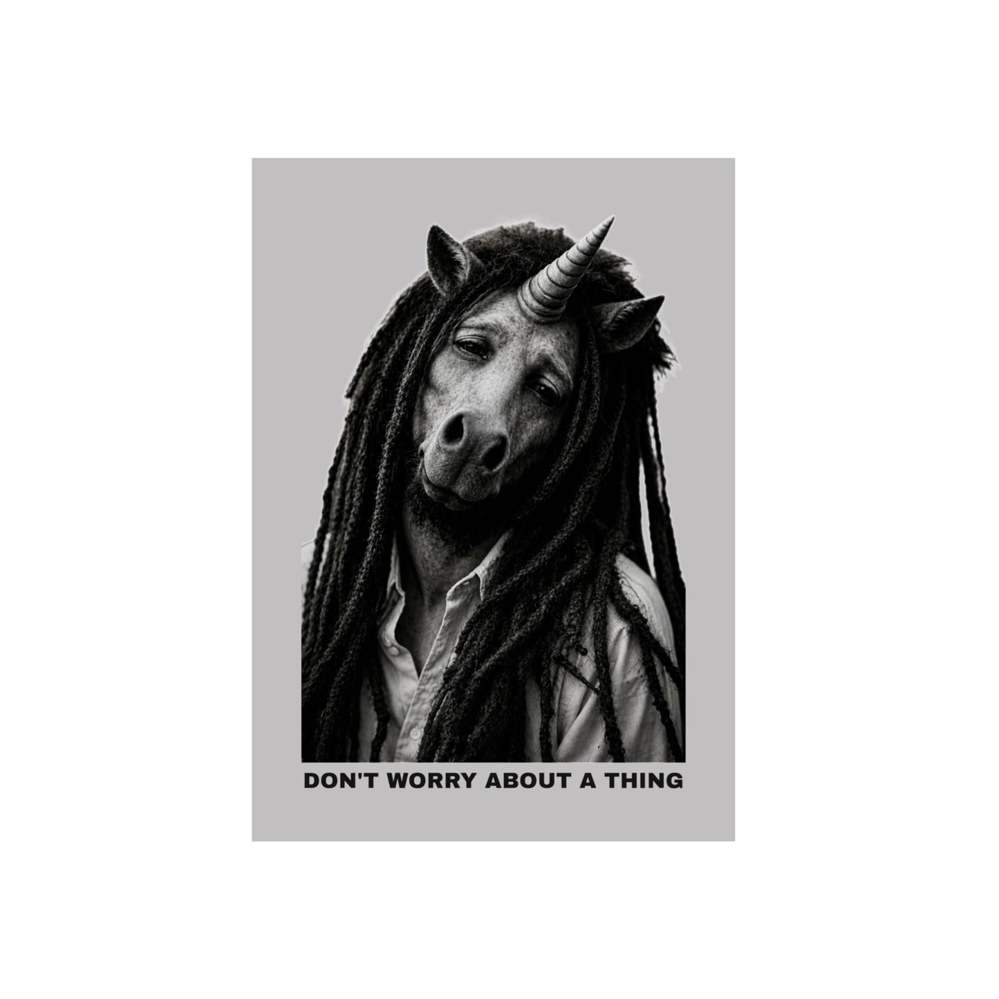 Aluminum Art Panel — DON'T WORRY ABOUT A THING