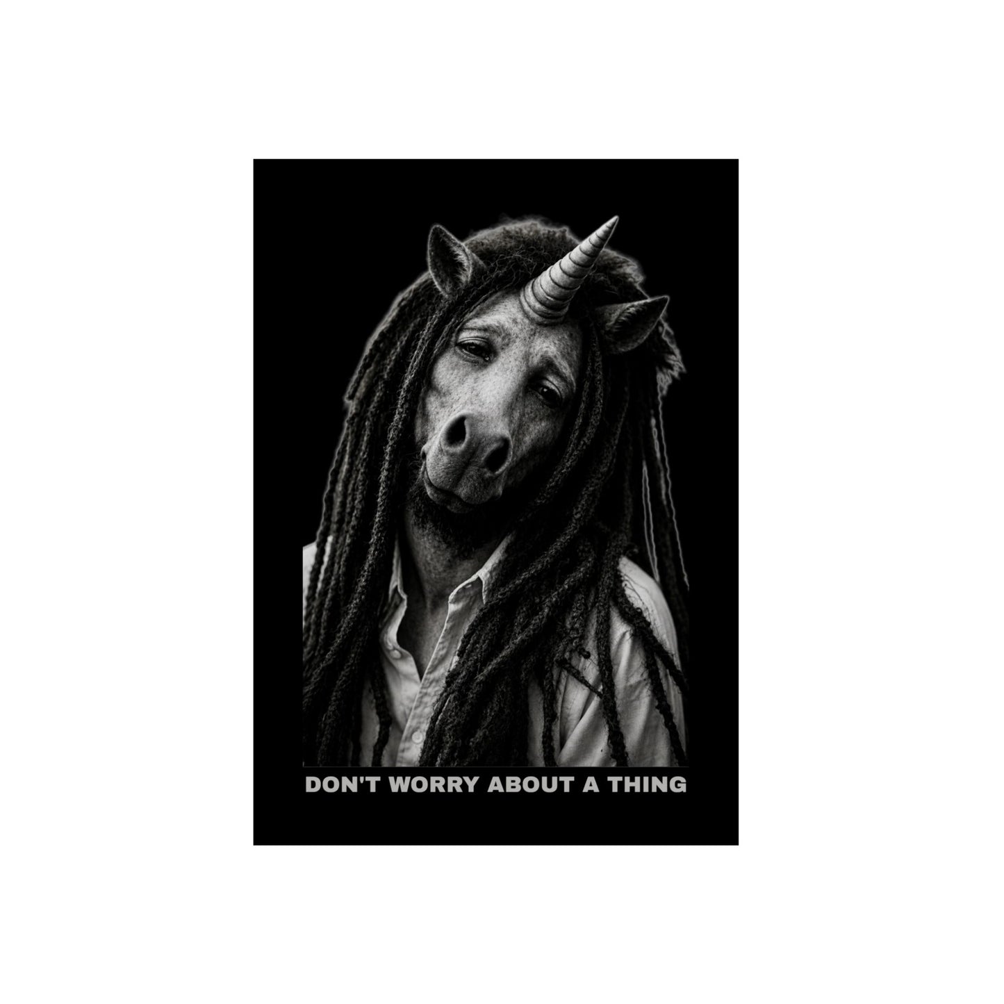 Aluminum Art Panel — DON'T WORRY ABOUT A THING